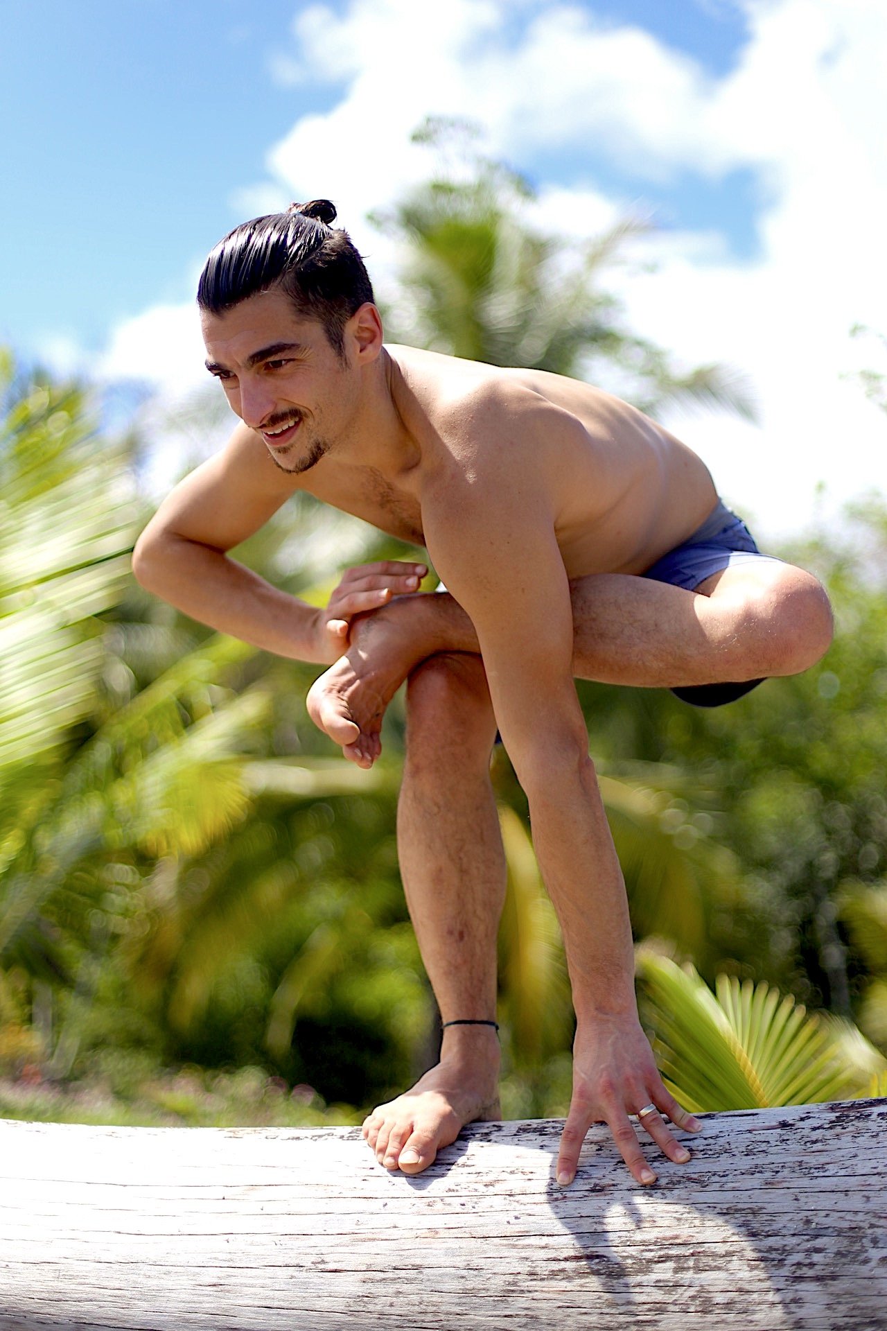 ankle to knee arm balances: yoga for strength and flexibility