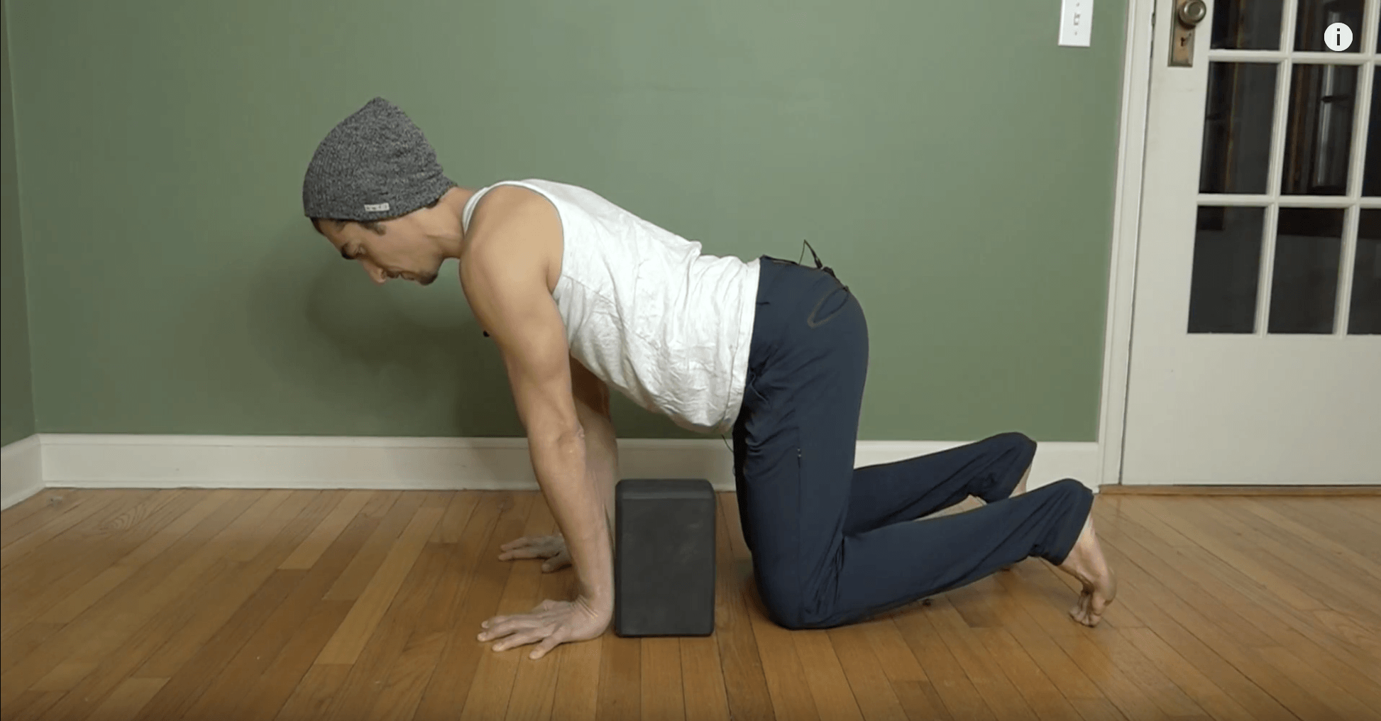 yoga pose all 4's wrist strengthener