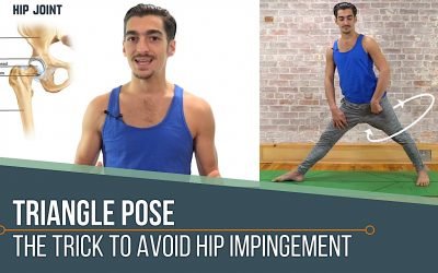 Triangle Pose: Trick to Avoid Hip Impingement