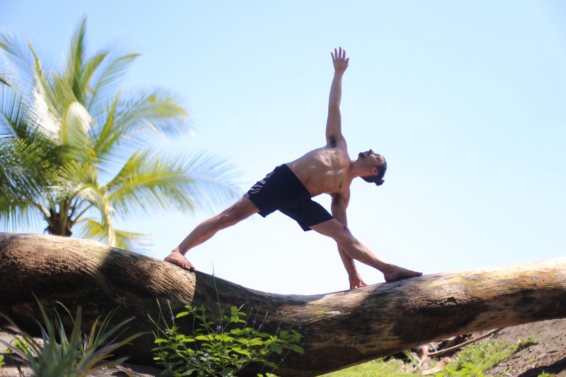 reverse warrior for deeper backbends