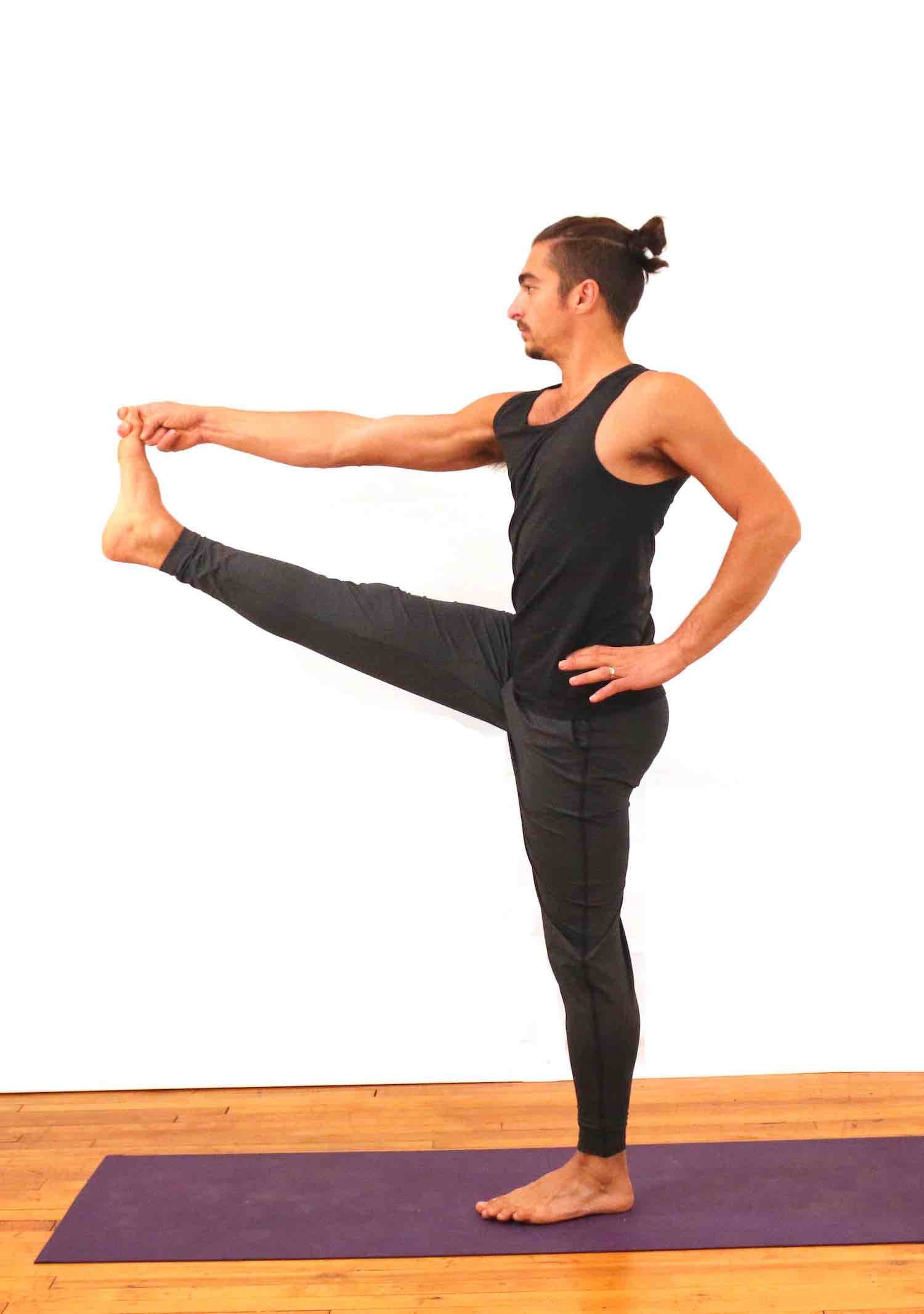 Uttita hastapadagustasana A yoga for strength and flexibility