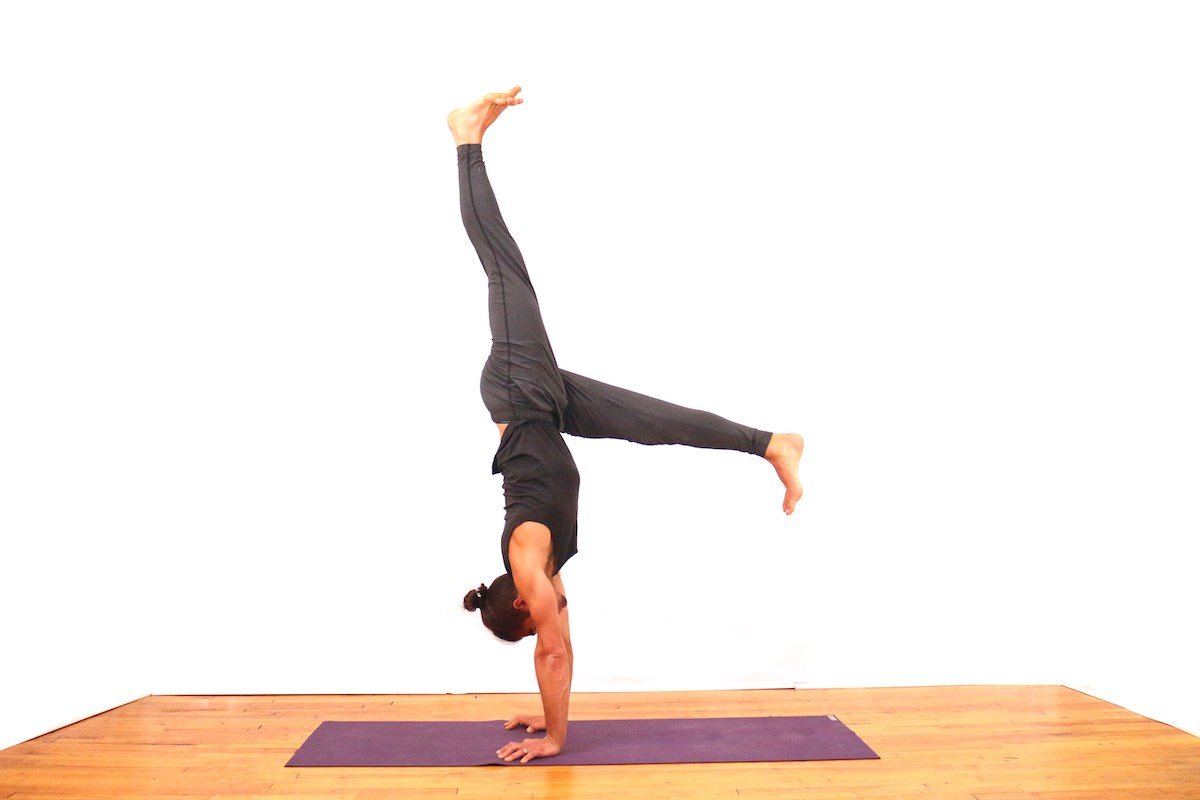 Inversion: Handstand L-Pose Inversion: Online yoga for strength and flexibility