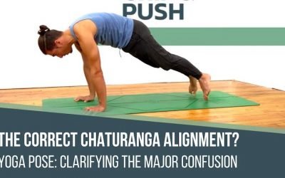 Chaturanga yoga pose alignment and anatomy