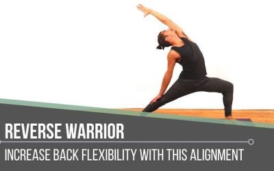 reverse warrior for better back bend flexibility