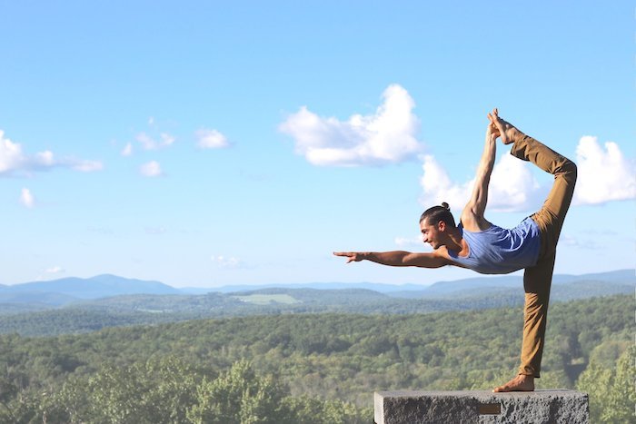 reverse warrior for deeper backbends