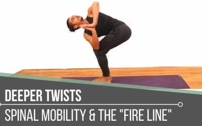 deeper twists and spinal mobility with the fire line