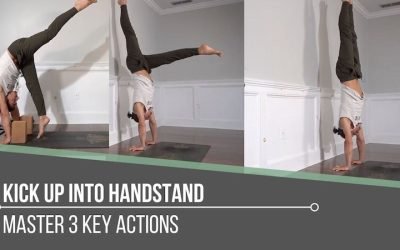 KICK UP INTO HANDSTAND