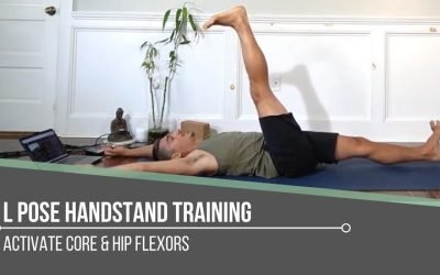 L Pose Handstand Training