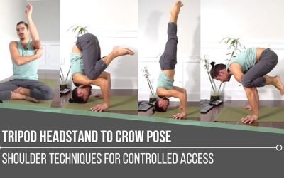 Tripod Headstand To Crow Pose